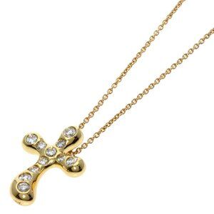 TIFFANY & CO. 18k Yellow Gold Diamond Necklace